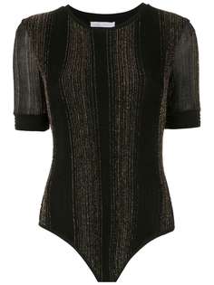 Nk трикотажное боди с люрексом