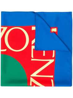 Kenzo контрастный платок с логотипом