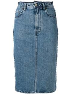 Acne Studios джинсовая юбка-карандаш