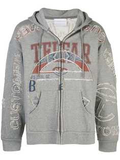 Telfar cut-in tour zip hoodie