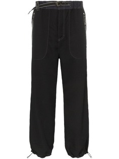 And Wander belted technical trousers