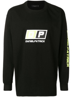 Daniel Patrick logo print sweatshirt