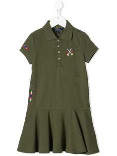 Ralph Lauren Kids embroidered polo dress