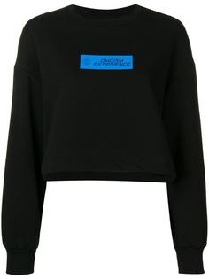 Omc black logo drawstring sweater