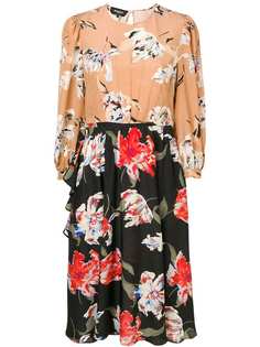 Rochas двухцветное платье