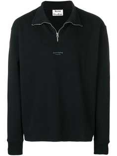 Acne Studios zippered polo sweatshirt