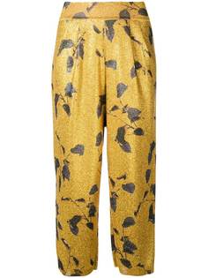 Mes Demoiselles floral cropped trousers
