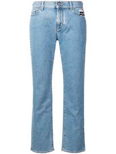 Karl Lagerfeld укороченные джинсы кроя слим