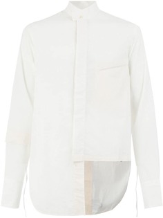 Ziggy Chen asymmetric hem shirt