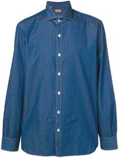 Barba классическая джинсовая рубашка