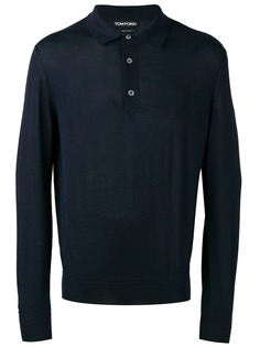 Tom Ford рубашка-поло с длинными рукавами