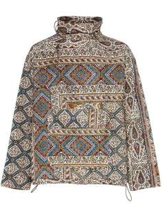 Paria Farzaneh Iranian print zipped shoulder jacket