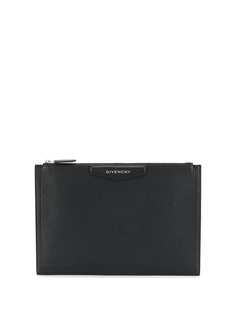Givenchy logo plaque clutch