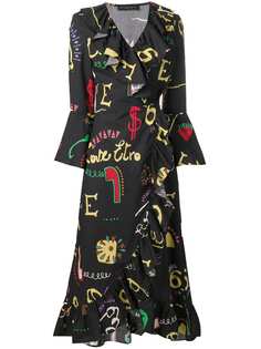 Etro ruffle detail dress