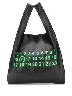 Maison Margiela logo shopper tote bag