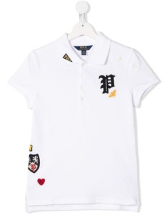 Ralph Lauren Kids рубашка-поло с нашивкой-логотипом