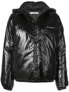 Givenchy пуховая куртка с капюшоном