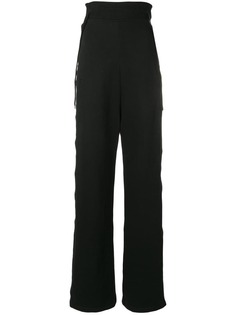 Diesel Red Tag buttoned wide leg track pants
