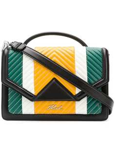 Karl Lagerfeld стеганая сумка K/Klassik дизайна колор-блок