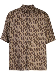 Fendi рубашка с логотипом FF