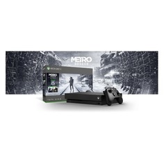 Игровая консоль MICROSOFT Xbox One X с 1ТБ памяти, игрой Metro Exodus, CYV-00289, черный