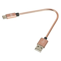 Кабель DIGMA USB A (m) - USB Type-C (m), 0.15м, золотистый