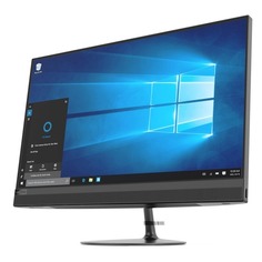 Моноблок LENOVO IdeaCentre 520-24IKU, 23.8&quot;, Intel Core i3 7020U, 4Гб, 1000Гб, Intel HD Graphics 620, DVD-RW, Free DOS, черный [f0d2009erk]