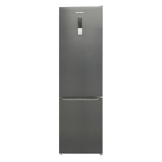 Холодильник SHIVAKI BMR-2017DNFX, двухкамерный, нержавеющая сталь