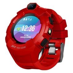 Смарт-часы JET Kid Gear, 50мм, 1.44&quot;, черный / красный [gear red+black]