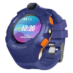 Смарт-часы JET Kid Gear, 50мм, 1.44&quot;, оранжевый / синий [gear blue+orange]