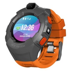 Смарт-часы JET Kid Gear, 50мм, 1.44&quot;, серый / оранжевый [gear orange+grey]