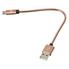 Кабель DIGMA USB A (m) - micro USB B (m), 0.15м, золотистый