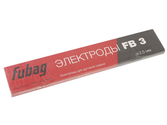 Аксессуар Электроды с рутиловым покрытием Fubag FB 3 D2.5mm пачка 900гр 38858