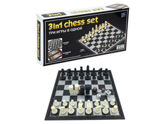 Игра Kromatech Магнитный набор 3 в 1 Шахматы, шашки, нарды 7710m023