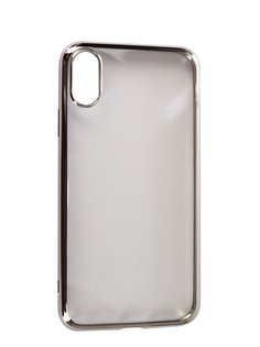 Аксессуар Чехол для APPLE iPhone XR Neypo Aura Silicone Silver Metallic NSTA5141