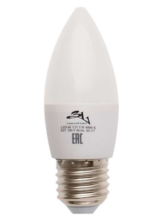 Лампочка 3L Long Life Lamp LED C37 E27 8W 220-240V 4000K 450-480Lm Cold Light