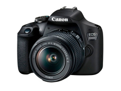 Фотоаппарат Canon EOS 2000D Kit EF-S 18-55 mm f/3.5-5.6 III Black