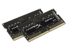 Модуль памяти Kingston HyperX HX424S14IBK2/8 DDR4 SO-DIMM 2400MHz PC4-19200 CL14 - 8Gb KIT (2x4Gb)