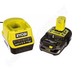Аккумулятор ryobi one+ rc18120-115 (18 в; 1.5 а*ч; li-ion) + зарядное устройство rc18120 5133003357