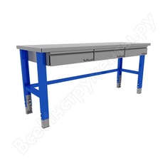 Промышленный металлический стол 2000 мм верстакофф proffi 115003