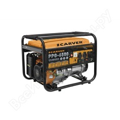 Бензиновый генератор carver ppg-6500 01.020.00018