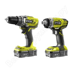 Набор инструмента ryobi r18ddid-220s 5133003577
