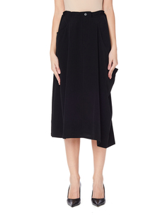 Черная асимметричная юбка Ys