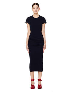 Темно-синее платье из хлопка James Perse