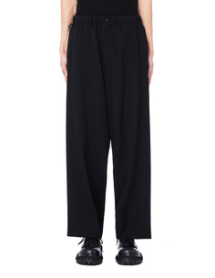 Черные укороченные брюки из шерсти Yohji Yamamoto