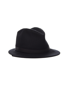 Черная шляпа из шерсти Yohji Yamamoto