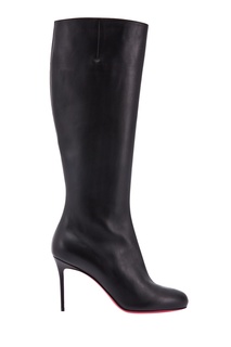 Черные кожаные сапоги Fifi Botta 85 Christian Louboutin