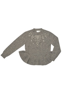 Серый джемпер с баской Yudashkin Kids