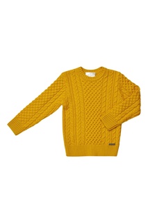 Желтый джемпер с рельефной отделкой Yudashkin Kids