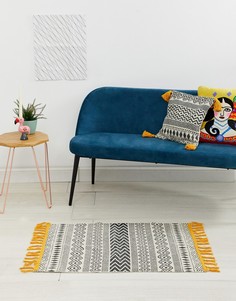 Коврик с кисточками и шевронной отделкой Sass & Belle - Мульти